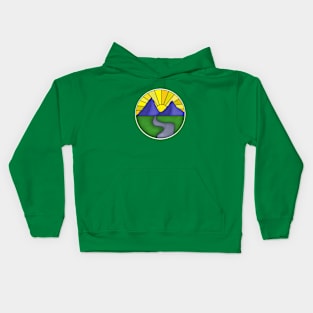 Mountain view Kids Hoodie